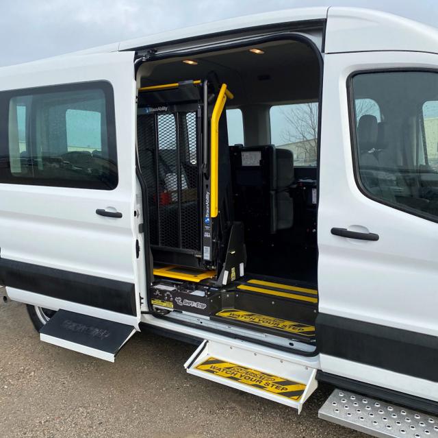 Ford Transit with BraunAbility side platform lift